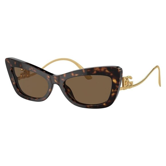 New A2669Z New Dolce & Gabbana Havana Cat Eye DG4467B 502/73 Sunglasses Women Wo - Picture 1 of 6
